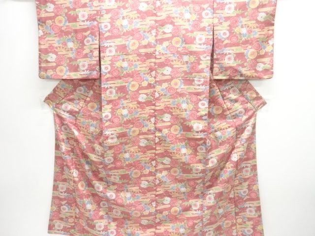 JAPANESE KIMONO / KOMON KIMONO / EGASUMI & PLANT